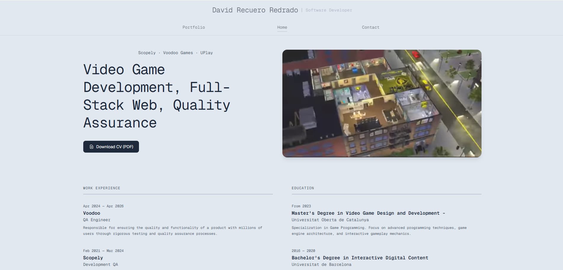 Portfolio Web